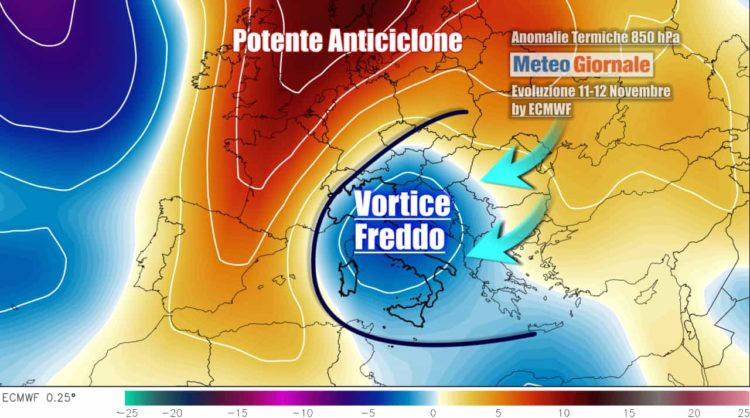 Meteo: FOLLE botto invernale in 6 giorni altri 15 GRADI in meno e NEVE al piano? Meteo: FOLLE botto invernale in 6 giorni altri 15 GRADI in meno e NEVE al piano?
