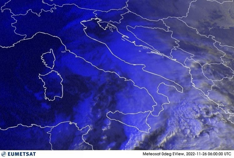 METEO AM, previsioni del tempo in Italia per il giorno 26/11/2022