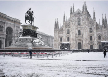 Meteo: è subito NEVE! E attenzione: dal 15 bufere su ROMA, MILANO E TORINO
