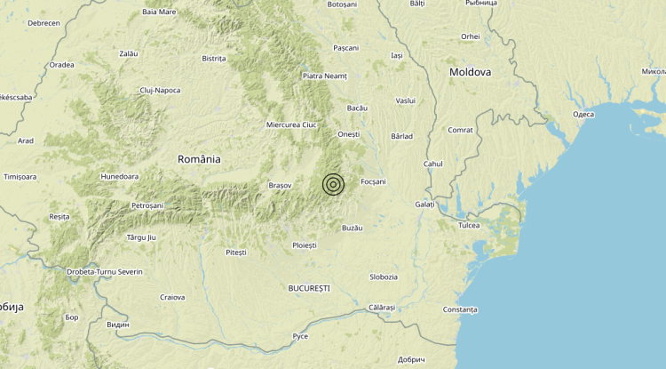 Terremoto Romania – Magnitudo 5.3