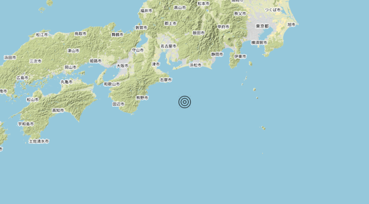 Terremoto Near south coast of eastern Honshu, Japan [Sea: Japan] – Magnitudo 6.0