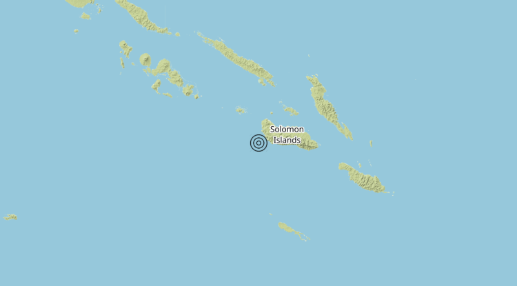 Terremoto Solomon Is. [Sea] – Magnitudo 5.5