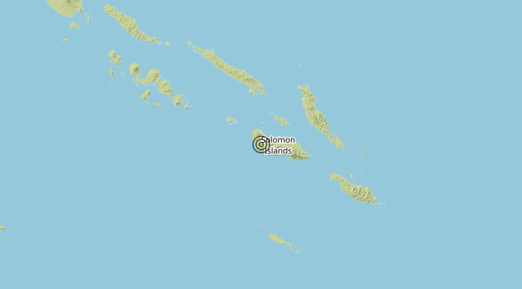 Terremoto Solomon Is. [Land] – Magnitudo 5.7