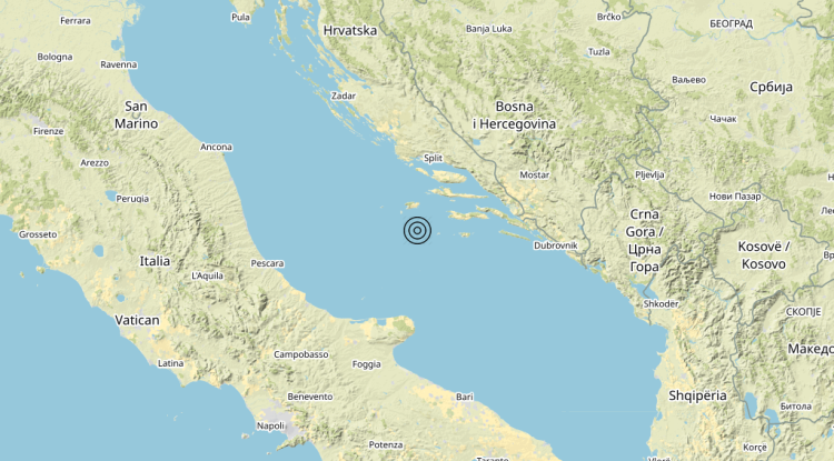 Terremoto Adriatico Centrale (MARE) – Magnitudo 3.2