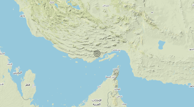 Terremoto Southern Iran [Land: Iran] – Magnitudo 5.8