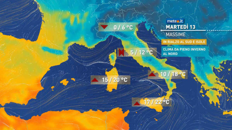 Che tempo fa domani in tutta Italia? Previsioni per Santa lucia