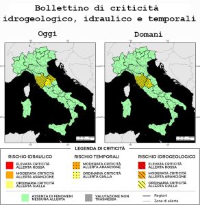 Bollettino di allerta meteo del 06/12/2022