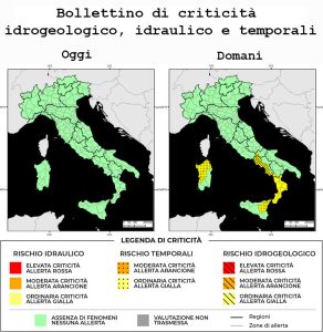Bollettino di allerta meteo del 12/12/2022