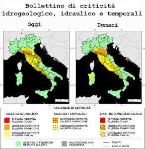Bollettino di allerta meteo del 15/12/2022