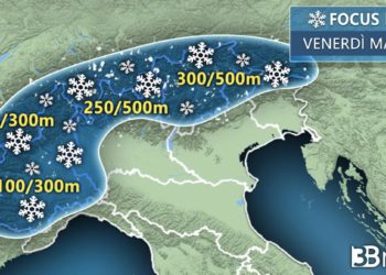 Meteo: da oggi e domani NEVE fino in PIANURA? Ecco dove