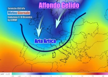 Meteo, GELO, NEVE E BURIAN per l’ IMMACOLATA. Sarà un evento ECCEZIONALE