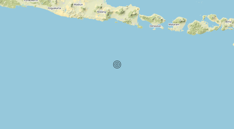 Terremoto South of Jawa, Indonesia [Sea: Indonesia] – Magnitudo 6.0
