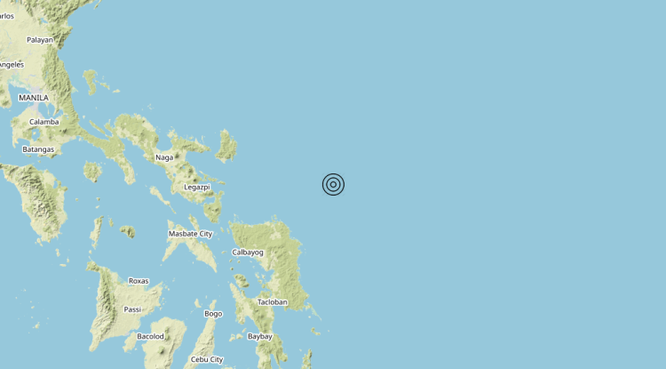Terremoto Philippines [Sea] – Magnitudo 5.8