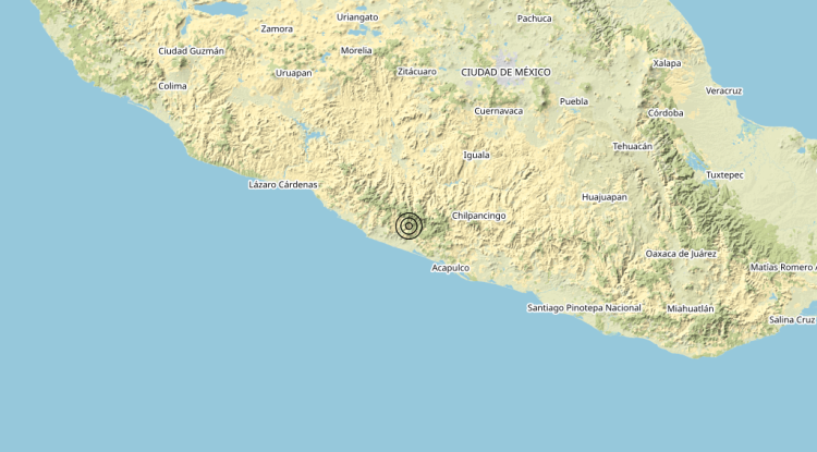 Terremoto Guerrero, Mexico [Land: Mexico] – Magnitudo 6.3