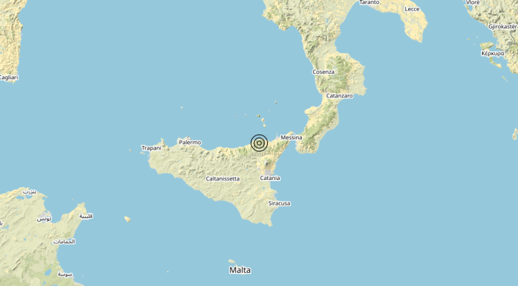 Terremoto 3 km W Floresta (ME) – Magnitudo 3.1