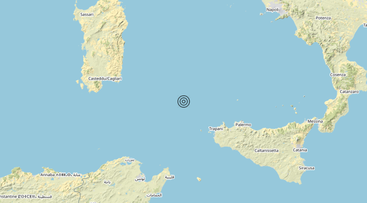Terremoto Tirreno Meridionale (MARE) – Magnitudo 3.8