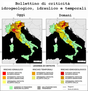 Bollettino di allerta meteo del 31/10/2023