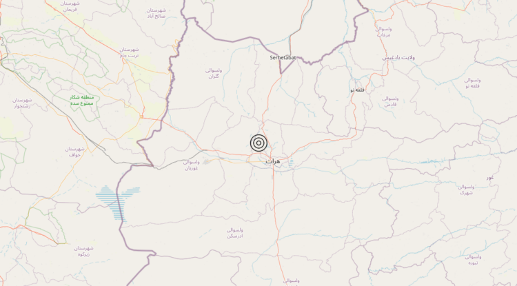 Terremoto Northwestern Afghanistan [Land: Afghanistan] – Magnitudo 6.4