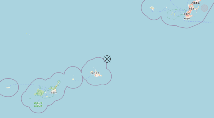 Terremoto Southwestern Ryukyu Islands, Japan [Sea: Japan] – Magnitudo 5.7