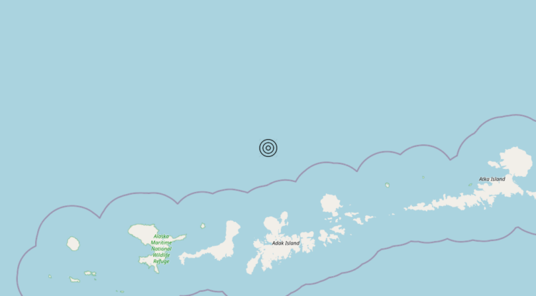 Terremoto Andreanof Islands, Aleutian Islands, United States [Sea: United States] – Magnitudo 6.4