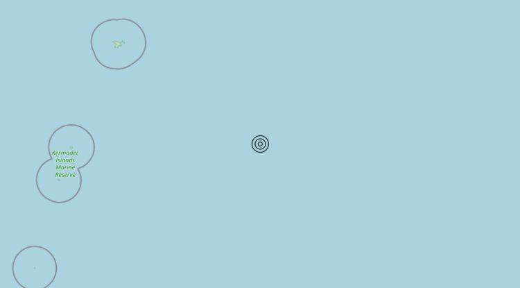 Terremoto New Zealand [Sea] – Magnitudo 6.1
