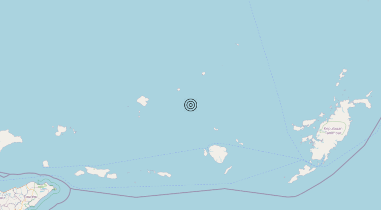 Terremoto Indonesia [Sea] – Magnitudo 5.5