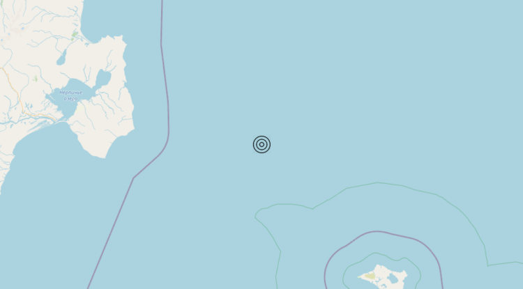 Terremoto Russia [Sea] – Magnitudo 5.8