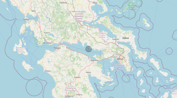 Terremoto Greece [Sea] – Magnitudo 4.7