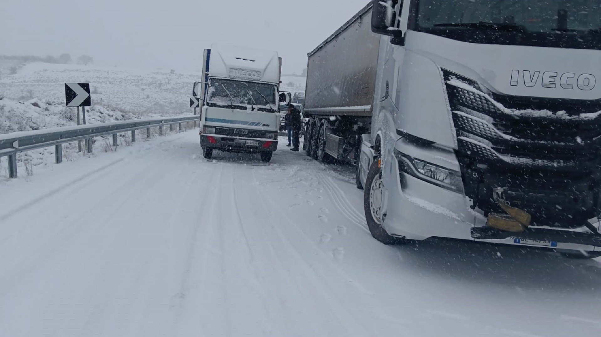 Meteo con bufere di neve