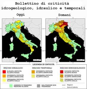 Bollettino di allerta meteo del 02/11/2023