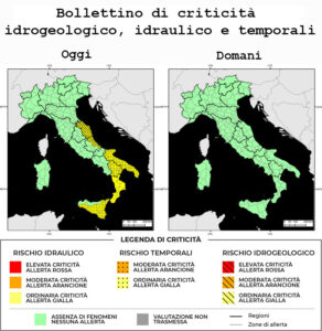 Bollettino di allerta meteo del 23/11/2023
