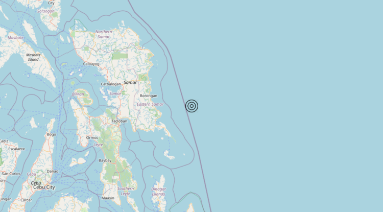Terremoto Philippines [Sea] – Magnitudo 5.9