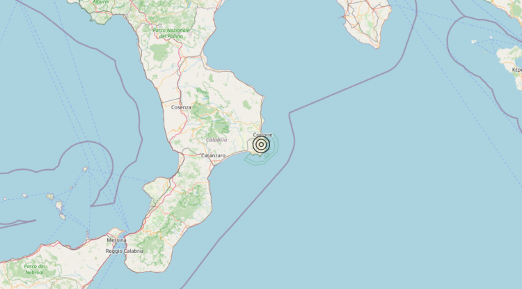 Terremoto 3 km SE Isola di Capo Rizzuto (KR) – Magnitudo 3.0 Terremoto 3 km SE Isola di Capo Rizzuto (KR) – Magnitudo 3.0