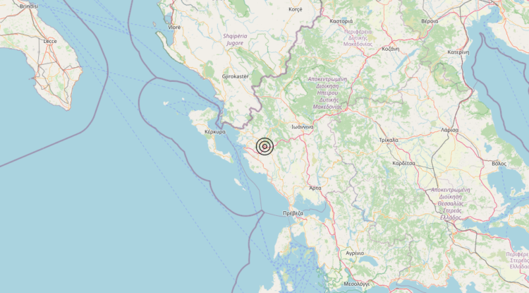 Terremoto Greece [Land] – Magnitudo 4.1