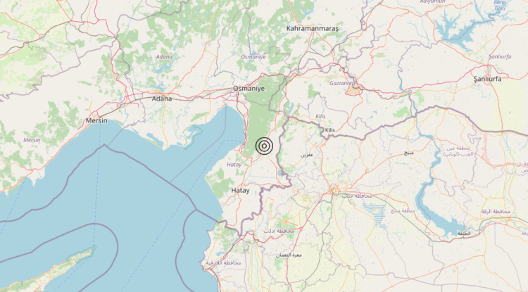 Terremoto Turkey [Land] – Magnitudo 4.7