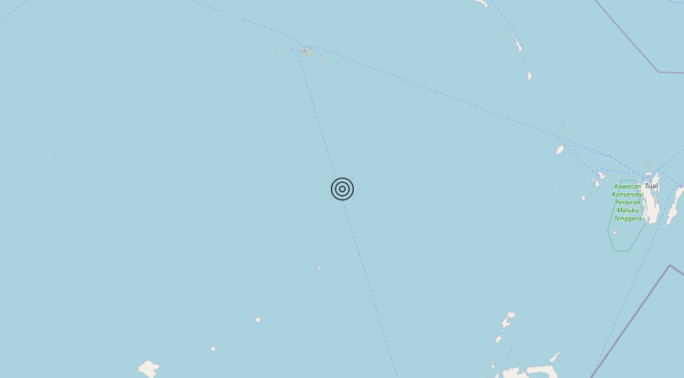 Terremoto Indonesia [Sea] – Magnitudo 5.6
