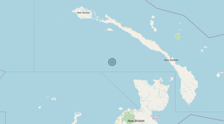 Terremoto Papua New Guinea [Sea] – Magnitudo 6.0