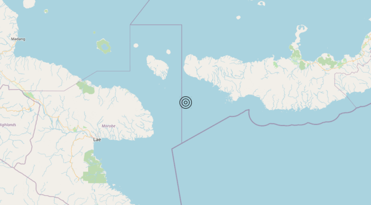 Terremoto Papua New Guinea [Sea] – Magnitudo 5.9