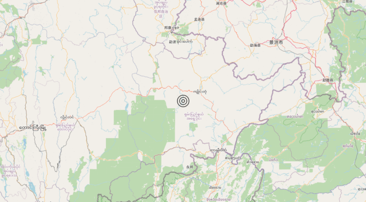 Terremoto Myanmar [Land] – Magnitudo 5.7