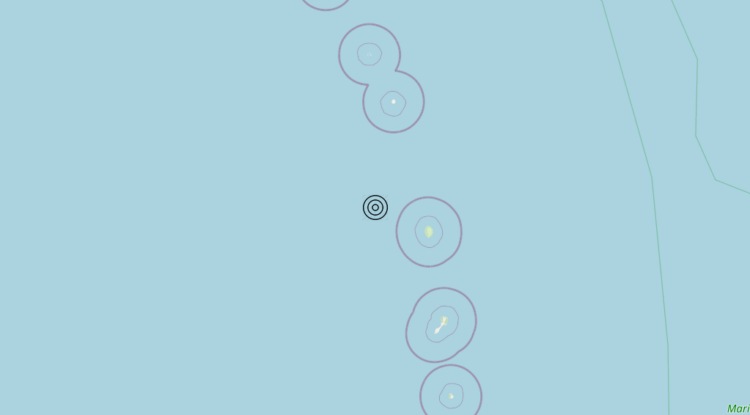 Terremoto Northern Mariana Islands-Guam [Sea] – Magnitudo 5.7