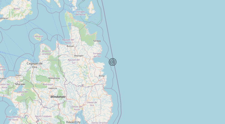 Terremoto Philippines [Sea] – Magnitudo 7.5