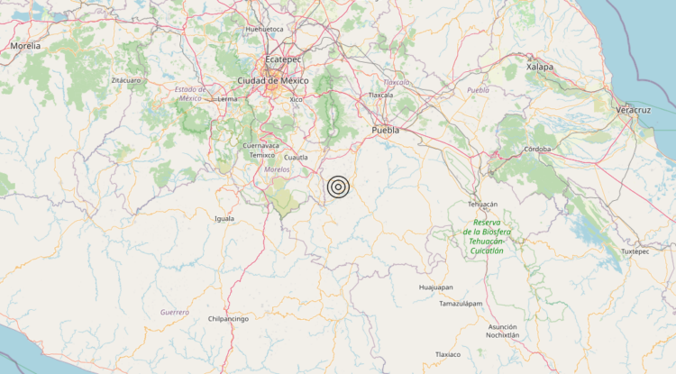 Terremoto Central Mexico [Land: Mexico] – Magnitudo 5.9