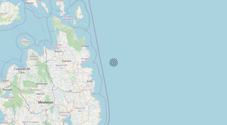 Terremoto Philippines [Sea] – Magnitudo 5.5