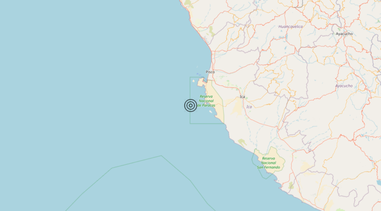 Terremoto Peru (Peruvian point of view) [Sea] – Magnitudo 5.9