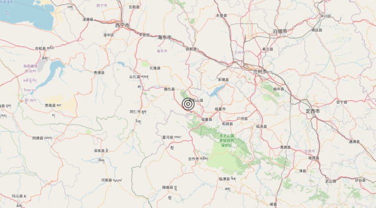 Terremoto Qinghai, China [Land: China] – Magnitudo 6.1