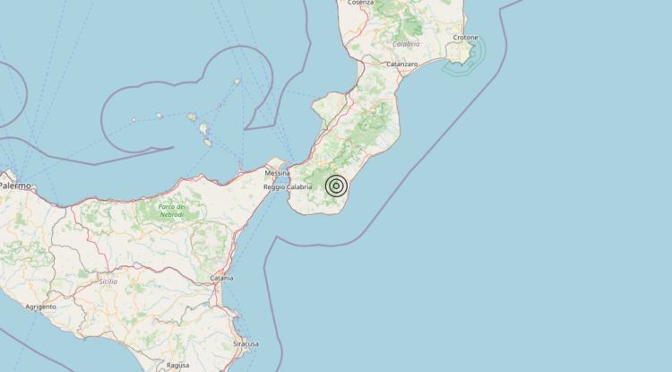 Terremoto 3 km S Samo (RC) – Magnitudo 3.6 Terremoto 3 km S Samo (RC) – Magnitudo 3.6
