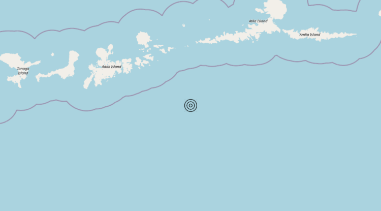 Terremoto Andreanof Islands, Aleutian Islands, United States [Sea: United States] – Magnitudo 6.2