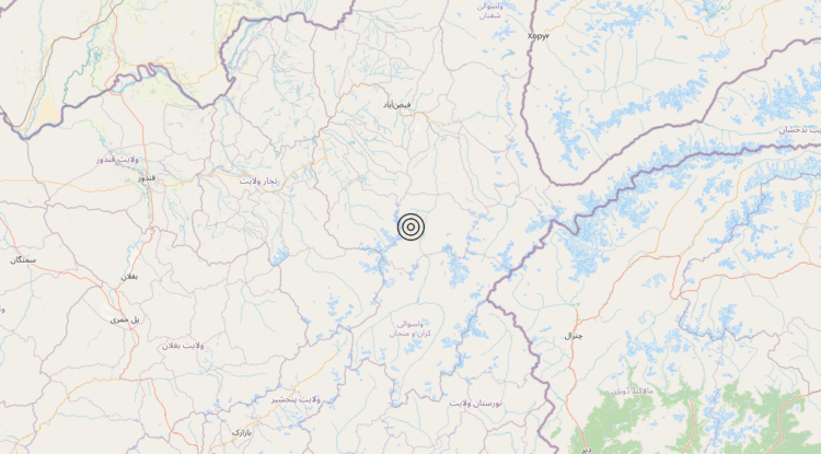 Terremoto Afghanistan [Land] – Magnitudo 6.4