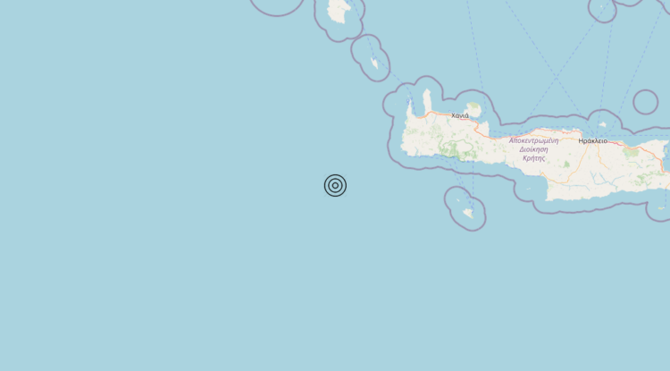 Terremoto Greece [Sea] – Magnitudo 4.7