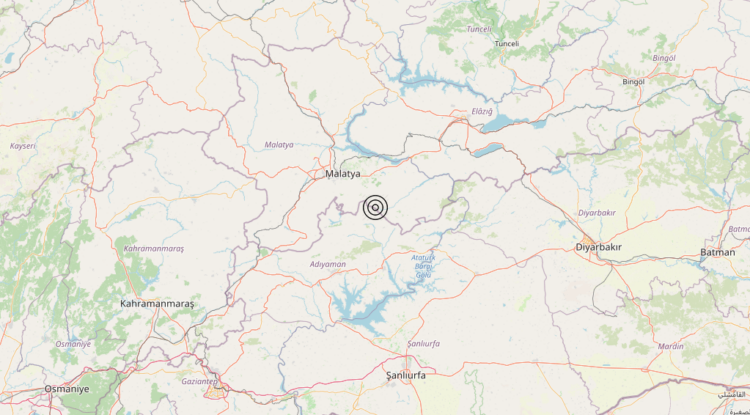 Terremoto Turkey – Magnitudo 5.3
